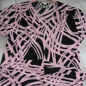 Marc Bower Blouse with Obie Tie Sash S